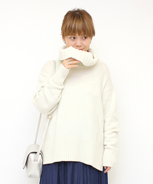 mystic | 【mystic】オフタートルニット(ニット/セーター)