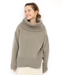 mystic | 【mystic】オフタートルニット(ニット/セーター)