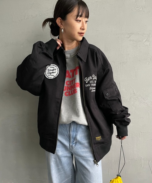 【フェード感◎】BEN DAVIS ダックジャケット　ブラック Lサイズ BEN DAVIS ミリタリージャケット モッズコート 「WEB限定」「BEN