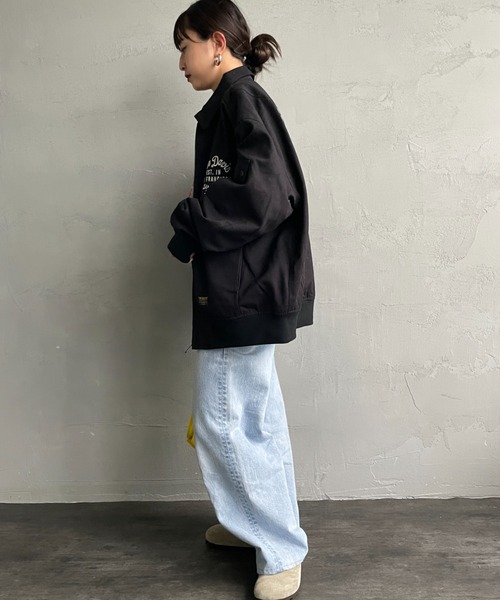 BEN DAVIS（ベンデイビス）の「【WEB限定】[BEN DAVIS/ベンデイビス] コットンダック スーベニアジャケット（ミリタリージャケット・レディース・ベージュ/ブラック・M/L）」の13枚目の写真