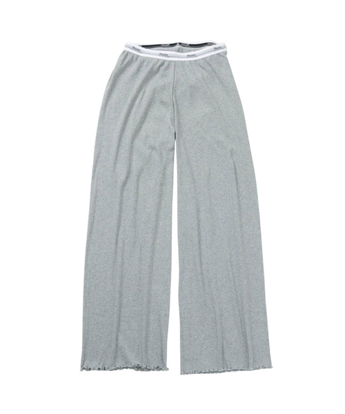 HANES(ヘインズ)の「【HANES/ヘインズ】Hanes originalsロングワイドパンツ by THE DODO JEAN 25FW ヘインズ(HW9-C101)【WEB限定】(スウェットパンツ・レディース・ブラック/グレー・フリー)」の3枚目の写真