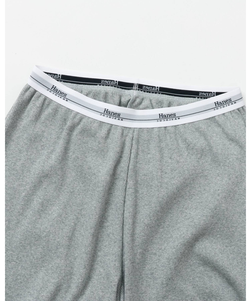 HANES(ヘインズ)の「【HANES/ヘインズ】Hanes originalsロングワイドパンツ by THE DODO JEAN 25FW ヘインズ(HW9-C101)【WEB限定】(スウェットパンツ・レディース・ブラック/グレー・フリー)」の5枚目の写真