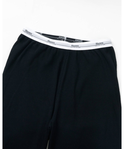 HANES(ヘインズ)の「【HANES/ヘインズ】Hanes originalsロングワイドパンツ by THE DODO JEAN 25FW ヘインズ(HW9-C101)【WEB限定】(スウェットパンツ・レディース・ブラック/グレー・フリー)」の10枚目の写真