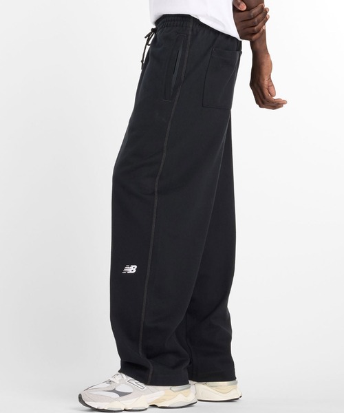 New Balance NB GREY WIDE PANT / ニューバランス NB グレー ワイド