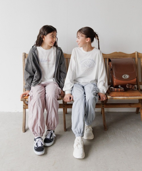 GLOBAL WORK（グローバルワーク）の「ヘビロッTEE/モチーフ長袖/579701（Tシャツ/カットソー・キッズ・ホワイト/チャコールグレー/ブルー系その他/パープル系その他/ホワイト系その他2・130cm/140cm/150cm/160cm）」の18枚目の写真