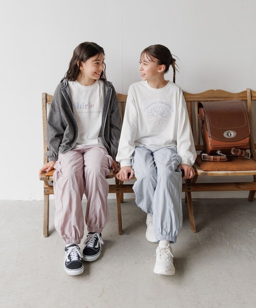 GLOBAL WORK（グローバルワーク）の「ヘビロッTEE/モチーフ長袖/579701（Tシャツ/カットソー・キッズ・ホワイト/チャコールグレー/ブルー系その他/パープル系その他/ホワイト系その他2・130cm/140cm/150cm/160cm）」の19枚目の写真