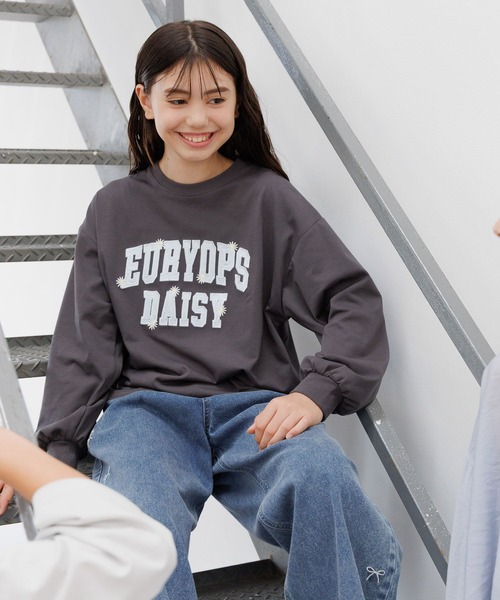 GLOBAL WORK（グローバルワーク）の「ヘビロッTEE/モチーフ長袖/579701（Tシャツ/カットソー・キッズ・ホワイト/チャコールグレー/ブルー系その他/パープル系その他/ホワイト系その他2・130cm/140cm/150cm/160cm）」の14枚目の写真