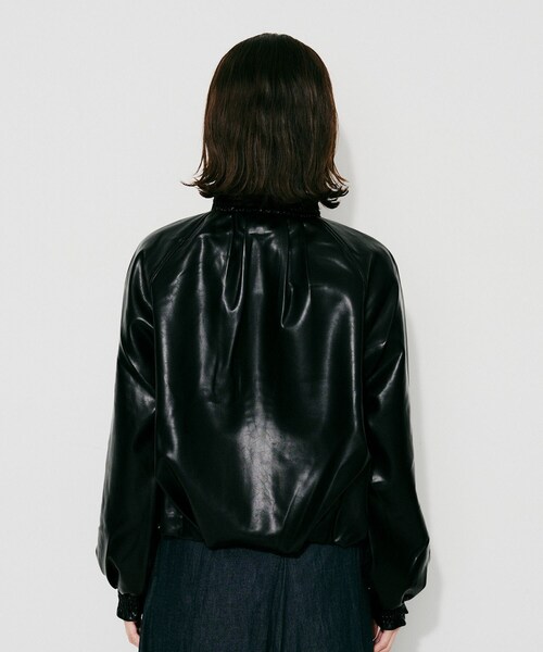 アンタイトル（UNTITLED）/【MARILYN MOON】ソフトレザー調ブルゾン セール】【MARILYN MOON】ソフトレザー調ブルゾン（ブルゾン