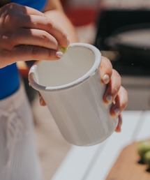 BAREBONES（ベアボーンズ）の「BAREBONES/ベアボーンズ Rolled Enamelware Cup/ロールド エナメルウェア カップ（グラス/マグカップ/タンブラー）」