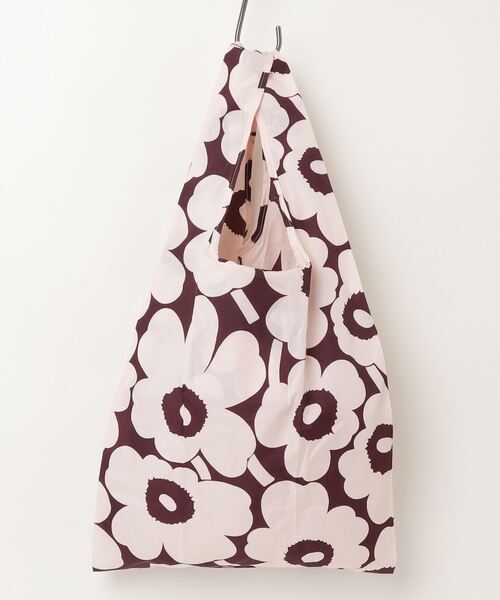 marimekko（マリメッコ）の「【ASIA　EXCLUSIVE】 Unikko / Ae Smartbag（エコバッグ/サブバッグ・レディース・ブラウン/ライトピンク・FREE）」の9枚目の写真