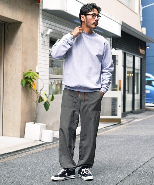 jiggys shop（ジギーズショップ）の「ワンポイント刺繍 ベイカー ナイロンパンツ（その他パンツ・メンズ・チャコール/ベージュ/ブラウン・X-LARGE/MEDIUM/LARGE）」の12枚目の写真