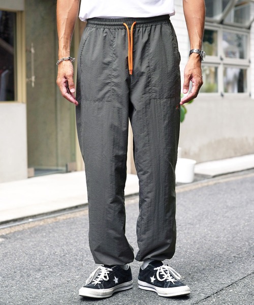 jiggys shop（ジギーズショップ）の「ワンポイント刺繍 ベイカー ナイロンパンツ（その他パンツ・メンズ・チャコール/ベージュ/ブラウン・X-LARGE/MEDIUM/LARGE）」の15枚目の写真