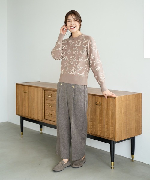 FOUND GOOD（ファウンドグッド）の「フロントボタンワイドP（その他パンツ・レディース・グレー系5/ブラック/ブラウン系5・S/M/L）」の17枚目の写真