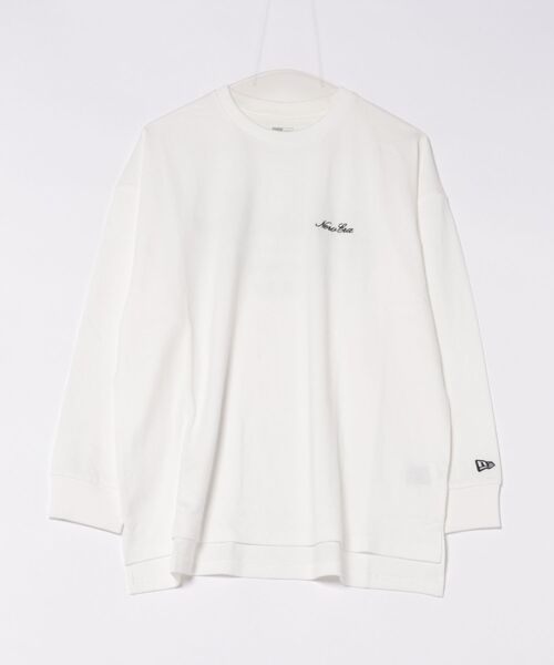 NEW ERA(ニューエラ)の「NEW ERA/ニューエラ WS LS OVERSIZED COTTON T ロンT 14674699/14674700(Tシャツ/カットソー・レディース・ホワイト/ブラック・M/S)」の13枚目の写真