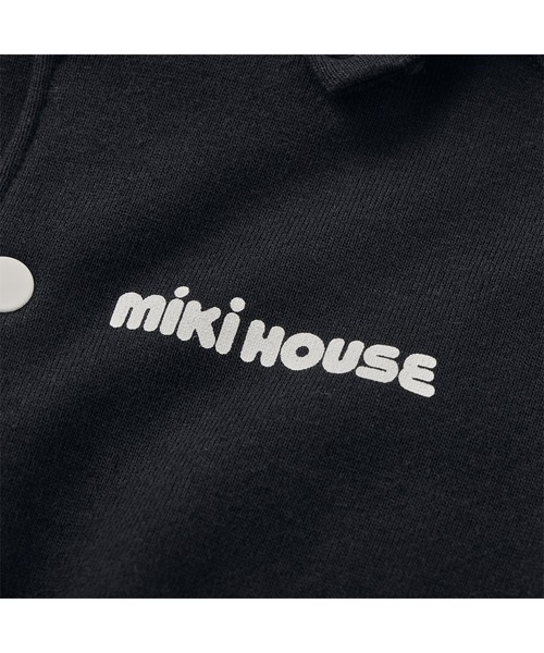 MIKI HOUSE(ミキハウス)の「【WEB限定】バックロゴパーカー(パーカー・キッズ・ブラック/ベージュ/ロイヤルブルー/ラベンダー・80cm/90cm/100cm/110cm/120cm/130cm)」の12枚目の写真