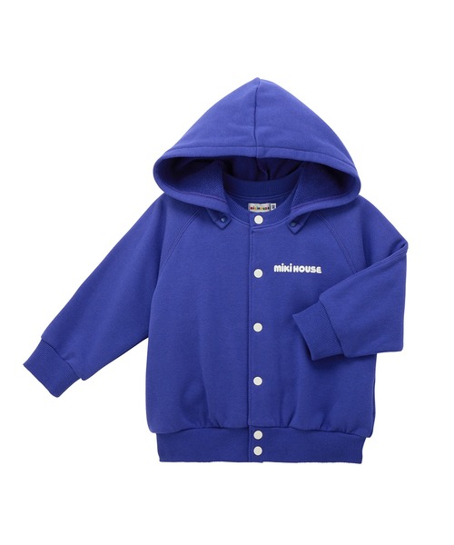 MIKI HOUSE(ミキハウス)の「【WEB限定】バックロゴパーカー(パーカー・キッズ・ブラック/ベージュ/ロイヤルブルー/ラベンダー・80cm/90cm/100cm/110cm/120cm/130cm)」の19枚目の写真