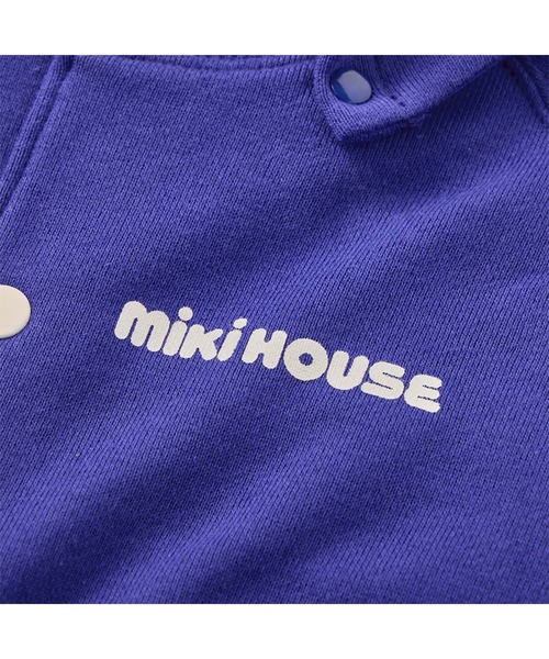 MIKI HOUSE(ミキハウス)の「【WEB限定】バックロゴパーカー(パーカー・キッズ・ブラック/ベージュ/ロイヤルブルー/ラベンダー・80cm/90cm/100cm/110cm/120cm/130cm)」の22枚目の写真