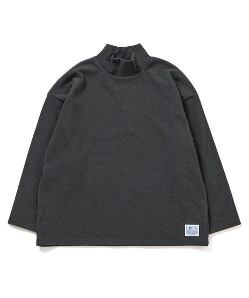 BREEZE（ブリーズ）の「【WEB限定/ジュニア対応】 やわらか起毛ハイネックロンT（Tシャツ/カットソー・キッズ・レッド/チャコール/オフホワイト・90/100/110/120/130/140/150）」の16枚目の写真