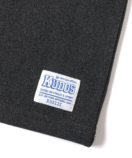 BREEZE（ブリーズ）の「【WEB限定/ジュニア対応】 やわらか起毛ハイネックロンT（Tシャツ/カットソー・キッズ・レッド/チャコール/オフホワイト・90/100/110/120/130/140/150）」の21枚目の写真