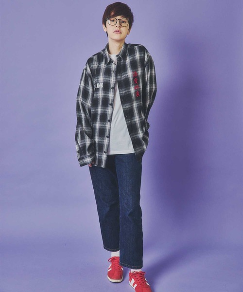 JACKROSE（ジャックローズ）の「YOIDORE 酒愛好家 ﾁｪｯｸｼｬﾂ（シャツ/ブラウス・メンズ・ブラック・M/L/XL）」の8枚目の写真