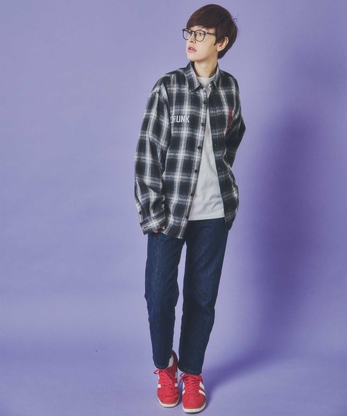 JACKROSE（ジャックローズ）の「YOIDORE 酒愛好家 ﾁｪｯｸｼｬﾂ（シャツ/ブラウス・メンズ・ブラック・M/L/XL）」の9枚目の写真