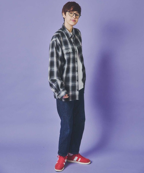 JACKROSE（ジャックローズ）の「YOIDORE 酒愛好家 ﾁｪｯｸｼｬﾂ（シャツ/ブラウス・メンズ・ブラック・M/L/XL）」の10枚目の写真