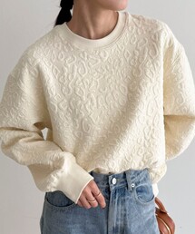 レオパードジャガードプルオーバー