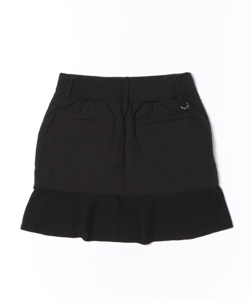 FILA GOLF(フィラゴルフ )の「【FILAGOLF/フィラゴルフ】レディースニット×中綿スカート|蓄熱裏地・保温性|異素材ミックスデザインレディースゴルフウェア(スカート・レディース・オフホワイト/ブラック・LARGE/MEDIUM)」の3枚目の写真
