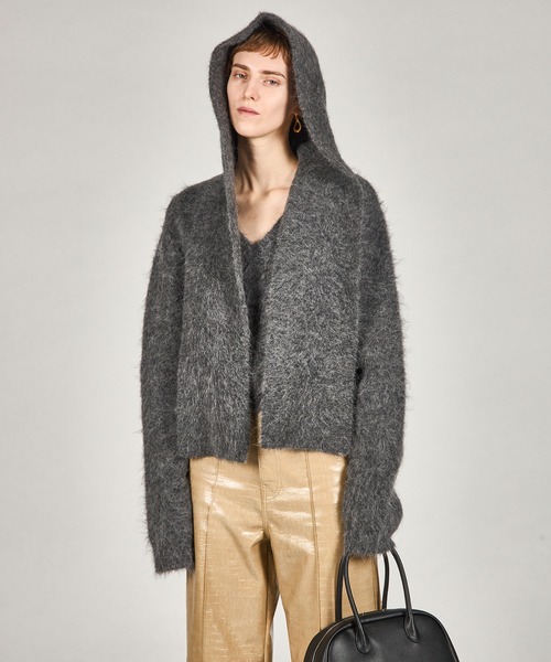 セール】アルパカブレンド2WAYフーディ / Alpaca Blend 2-Way Hoodie