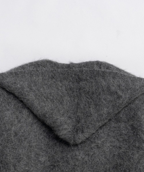 PRANK PROJECT（プランクプロジェクト）の「アルパカブレンド2WAYフーディ / Alpaca Blend 2-Way Hoodie（ニット/セーター・レディース・チャコールグレー/ブラック・FREE）」の18枚目の写真