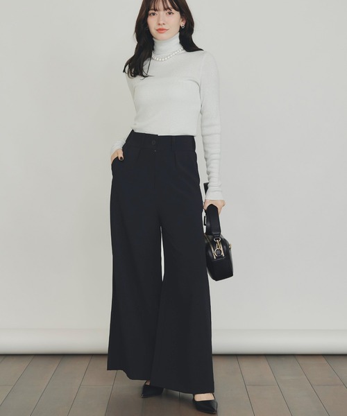 PICCIN(ピッチン)の「ラメタートルニット(ニット/セーター・レディース・オフホワイト/ホワイト系その他/ブラック/ブラウン系その他/ベージュ/ライトブルー/ローズ・M)」の12枚目の写真