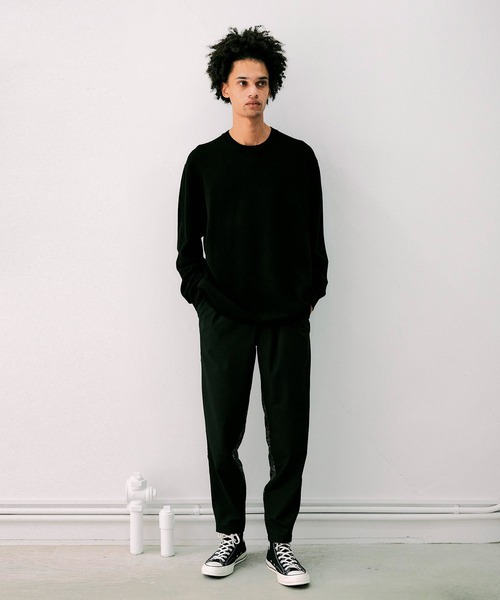 NOISE MAKER（ノイズメーカー）の「無地×ドラゴンジャガード織パンツ【MADE IN JAPAN】（その他パンツ・メンズ・チャコールグレー/ブラック・S/M/L/XL）」の4枚目の写真