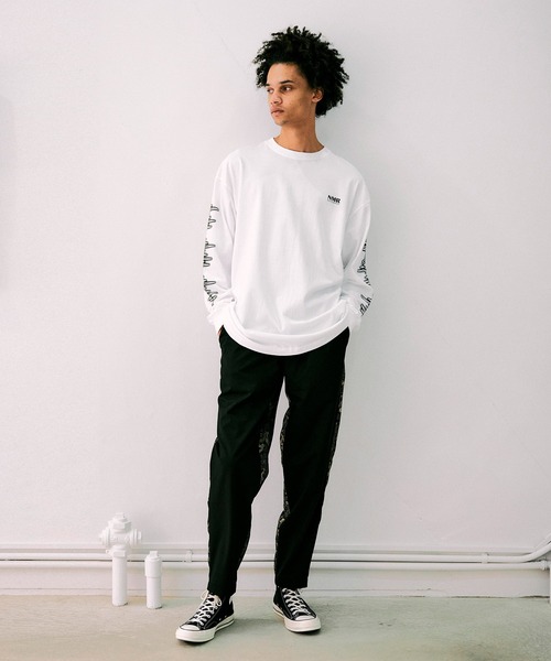 NOISE MAKER（ノイズメーカー）の「無地×ドラゴンジャガード織パンツ【MADE IN JAPAN】（その他パンツ・メンズ・チャコールグレー/ブラック・S/M/L/XL）」の8枚目の写真