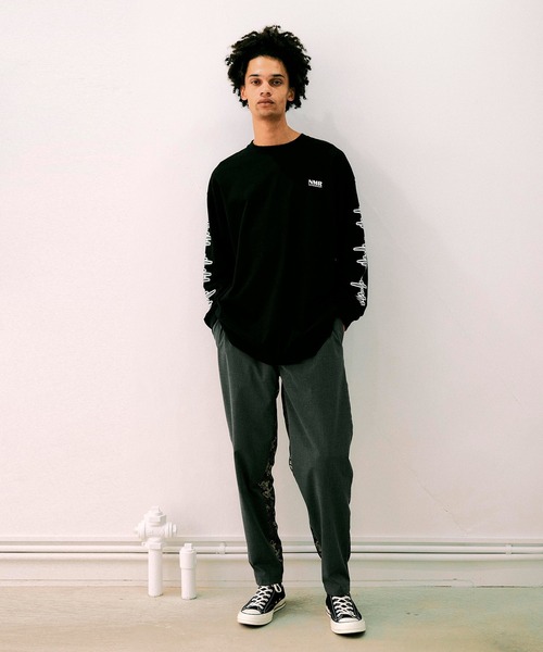 NOISE MAKER（ノイズメーカー）の「無地×ドラゴンジャガード織パンツ【MADE IN JAPAN】（その他パンツ・メンズ・チャコールグレー/ブラック・S/M/L/XL）」の20枚目の写真