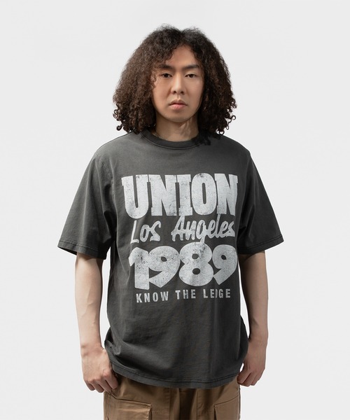 UNION(UNION TOKYO)(ユニオン)の「UNION TOKYO EIGHTEY-NINE TEE ユニオントーキョー(Tシャツ/カットソー・メンズ・ブラウン/ブラック・L/M/XL/XXL/S)」の5枚目の写真