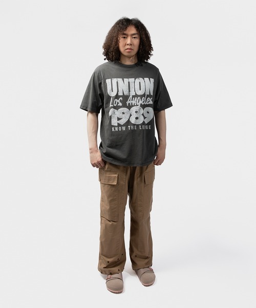 UNION(UNION TOKYO)(ユニオン)の「UNION TOKYO EIGHTEY-NINE TEE ユニオントーキョー(Tシャツ/カットソー・メンズ・ブラウン/ブラック・L/M/XL/XXL/S)」の7枚目の写真