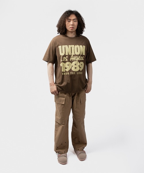UNION(UNION TOKYO)(ユニオン)の「UNION TOKYO EIGHTEY-NINE TEE ユニオントーキョー(Tシャツ/カットソー・メンズ・ブラウン/ブラック・L/M/XL/XXL/S)」の3枚目の写真