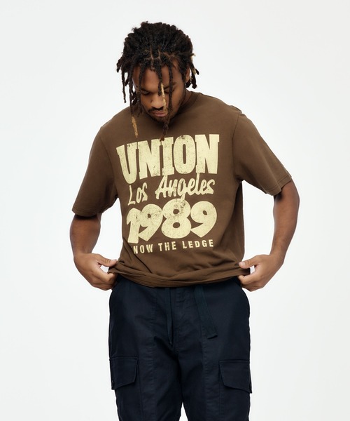 UNION(UNION TOKYO)(ユニオン)の「UNION TOKYO EIGHTEY-NINE TEE ユニオントーキョー(Tシャツ/カットソー・メンズ・ブラウン/ブラック・L/M/XL/XXL/S)」の21枚目の写真