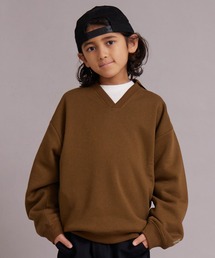 PAIRMANON STREET(ペアマノンストリート)の裏起毛 スキッパー トレーナー【PAIRMANON STREET】(スウェット)