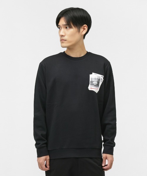 adidas(アディダス)の「【別注】アディダス adidas Memories of Sportグラフィック スウェットシャツ 限定コラボ(スウェット・メンズ・グレー/ブラック・S/M/L/LL/3L)」の2枚目の写真
