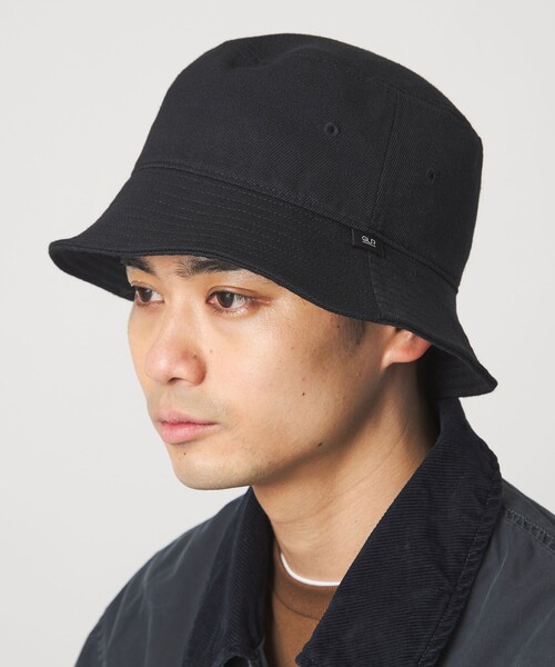 green label relaxing（グリーンレーベルリラクシング）の「GLR ポリエステル サージ ロゴ ハット（ハット・メンズ・ダークグレー/ブラック・FREE）」の2枚目の写真