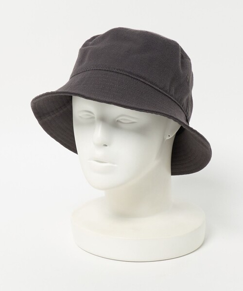 green label relaxing（グリーンレーベルリラクシング）の「GLR ポリエステル サージ ロゴ ハット（ハット・メンズ・ダークグレー/ブラック・FREE）」の12枚目の写真