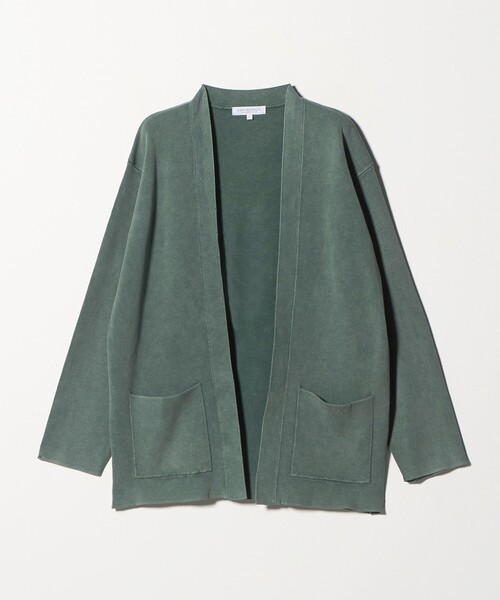 A DAY IN THE LIFE UNITED ARROWS(アデイインザライフユナイテッドアローズ)の「12ゲージ ミラノリブ フェード イージーカーディガン-ウォッシャブル-<A DAY IN THE LIFE>(ニット/セーター・メンズ・ダークグレー/ベージュ/ダークグリーン・L/M)」の1枚目の写真