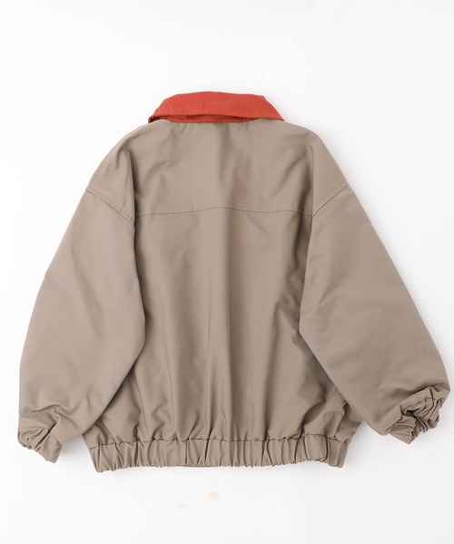 URBAN CHERRY（アーバンチェリー）の「配色カラージャケット（ブルゾン・キッズ・アイボリー/ブラウン・110cm/120cm/130cm/140cm）」の12枚目の写真