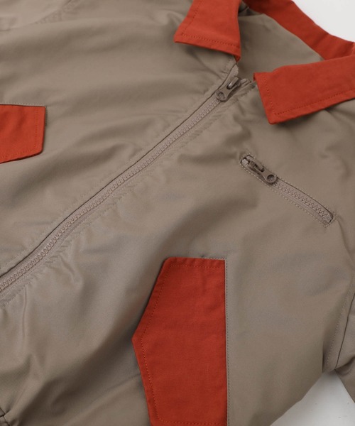 URBAN CHERRY（アーバンチェリー）の「配色カラージャケット（ブルゾン・キッズ・アイボリー/ブラウン・110cm/120cm/130cm/140cm）」の15枚目の写真