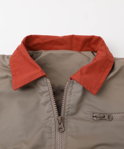 URBAN CHERRY（アーバンチェリー）の「配色カラージャケット（ブルゾン・キッズ・アイボリー/ブラウン・110cm/120cm/130cm/140cm）」の18枚目の写真