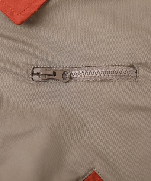 URBAN CHERRY（アーバンチェリー）の「配色カラージャケット（ブルゾン・キッズ・アイボリー/ブラウン・110cm/120cm/130cm/140cm）」の19枚目の写真