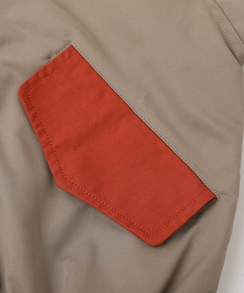 URBAN CHERRY（アーバンチェリー）の「配色カラージャケット（ブルゾン・キッズ・アイボリー/ブラウン・110cm/120cm/130cm/140cm）」の21枚目の写真