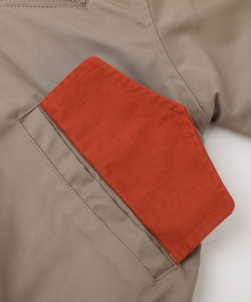 URBAN CHERRY（アーバンチェリー）の「配色カラージャケット（ブルゾン・キッズ・アイボリー/ブラウン・110cm/120cm/130cm/140cm）」の22枚目の写真