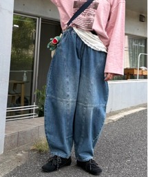 DOUBLE NAME | デニムボールパンツ(デニムパンツ)